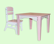 Комплект мебели для детей Фламинго - столик+стульчик